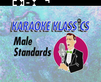 Karaoke Klassics 3 - Male Standards Volume 1 Title Screen